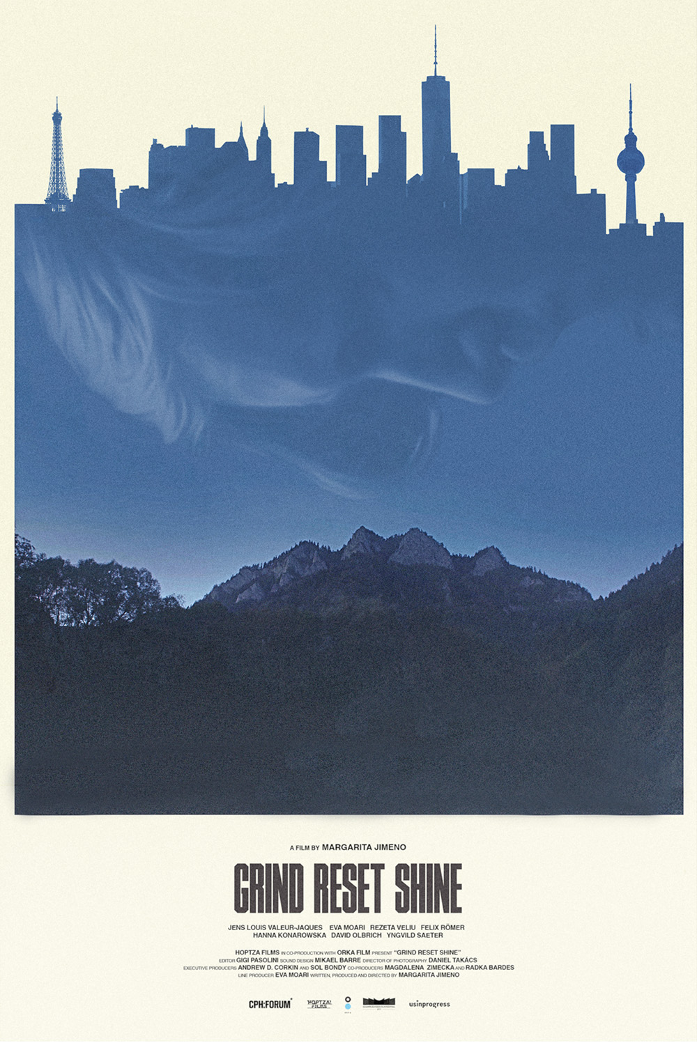 Poster for Margarita Jimeno's Grind Reset Shine, 2019